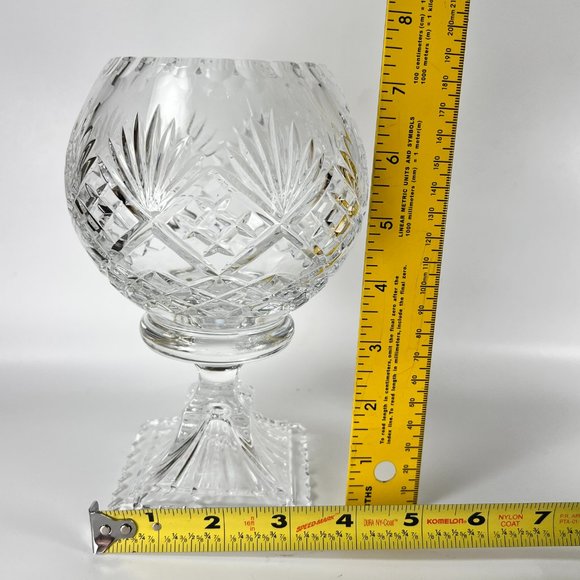 Vtg American Brilliant Compote Bowl Candy ABP Pairpoint Clear Cut Glass Footed - Picture 10 of 12